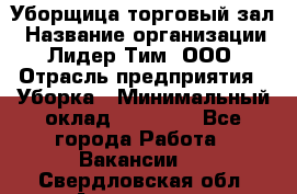 Уборщица торговый зал › Название организации ­ Лидер Тим, ООО › Отрасль предприятия ­ Уборка › Минимальный оклад ­ 27 200 - Все города Работа » Вакансии   . Свердловская обл.,Алапаевск г.